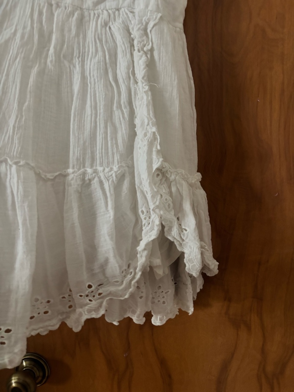 WHITE MINI DRESS - Picture 3 of 3
